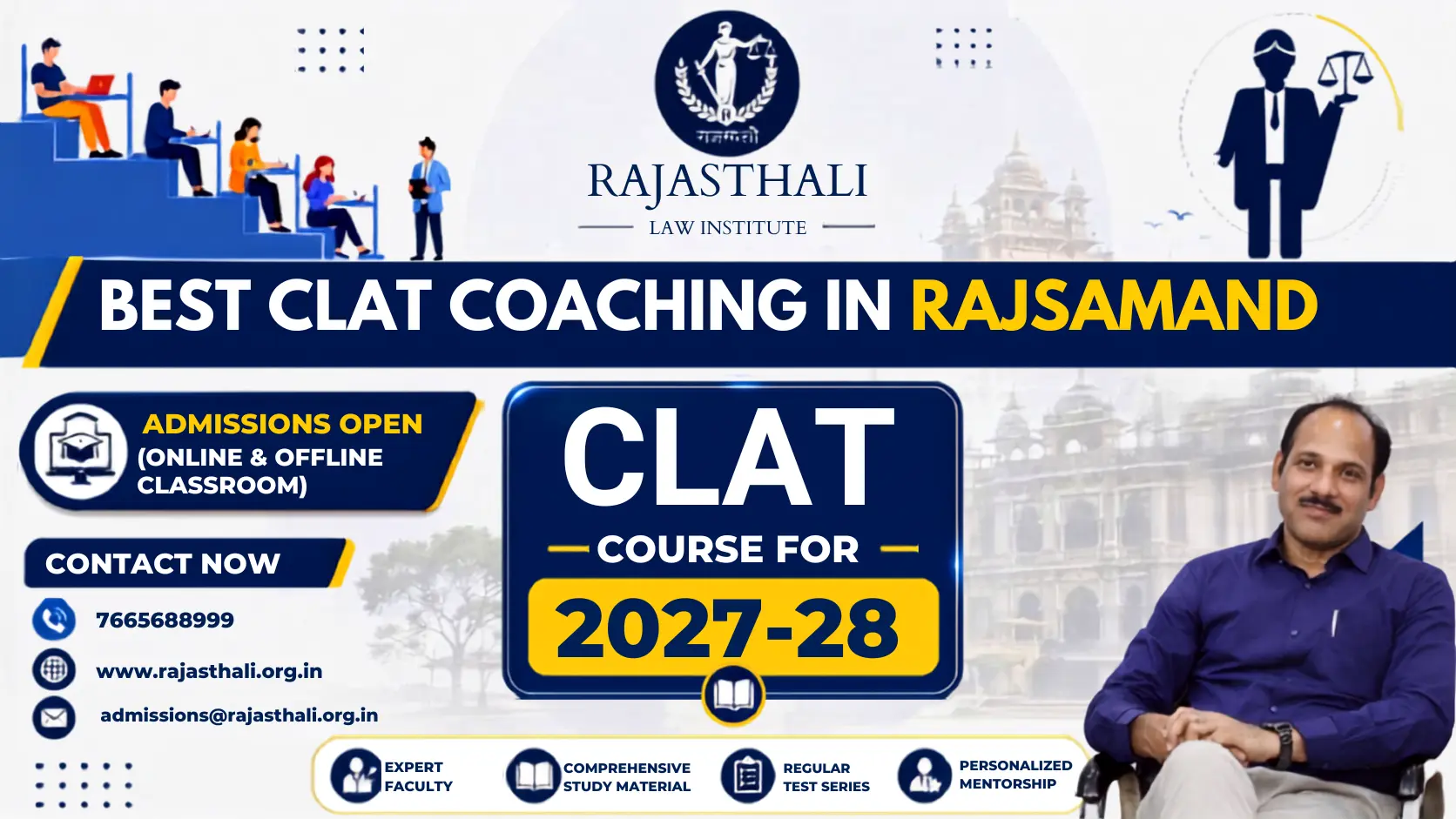 You are currently viewing Best CLAT coaching in Rajsamand