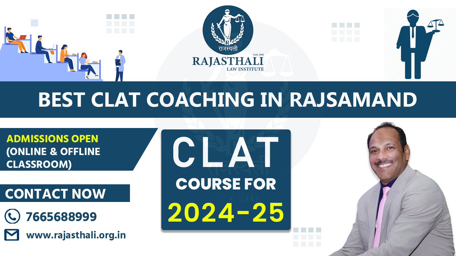 You are currently viewing Best CLAT coaching in Rajsamand