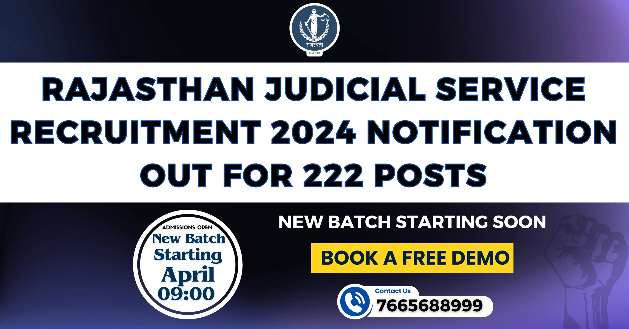 RJS Exam 2024: Notification (Out), Exam Date, Syllabus, Vacancy, Category-wise Post and Exam Pattern