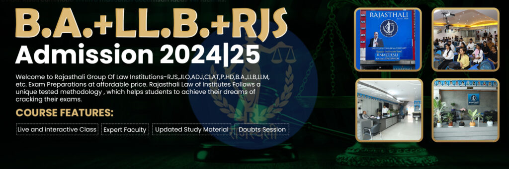 BA LLB + RJS COURSE WITH BEST LAW COLLEGE IN JAIPUR AT RAJASTHALI JUDICIAL SCHOOL OF LAW