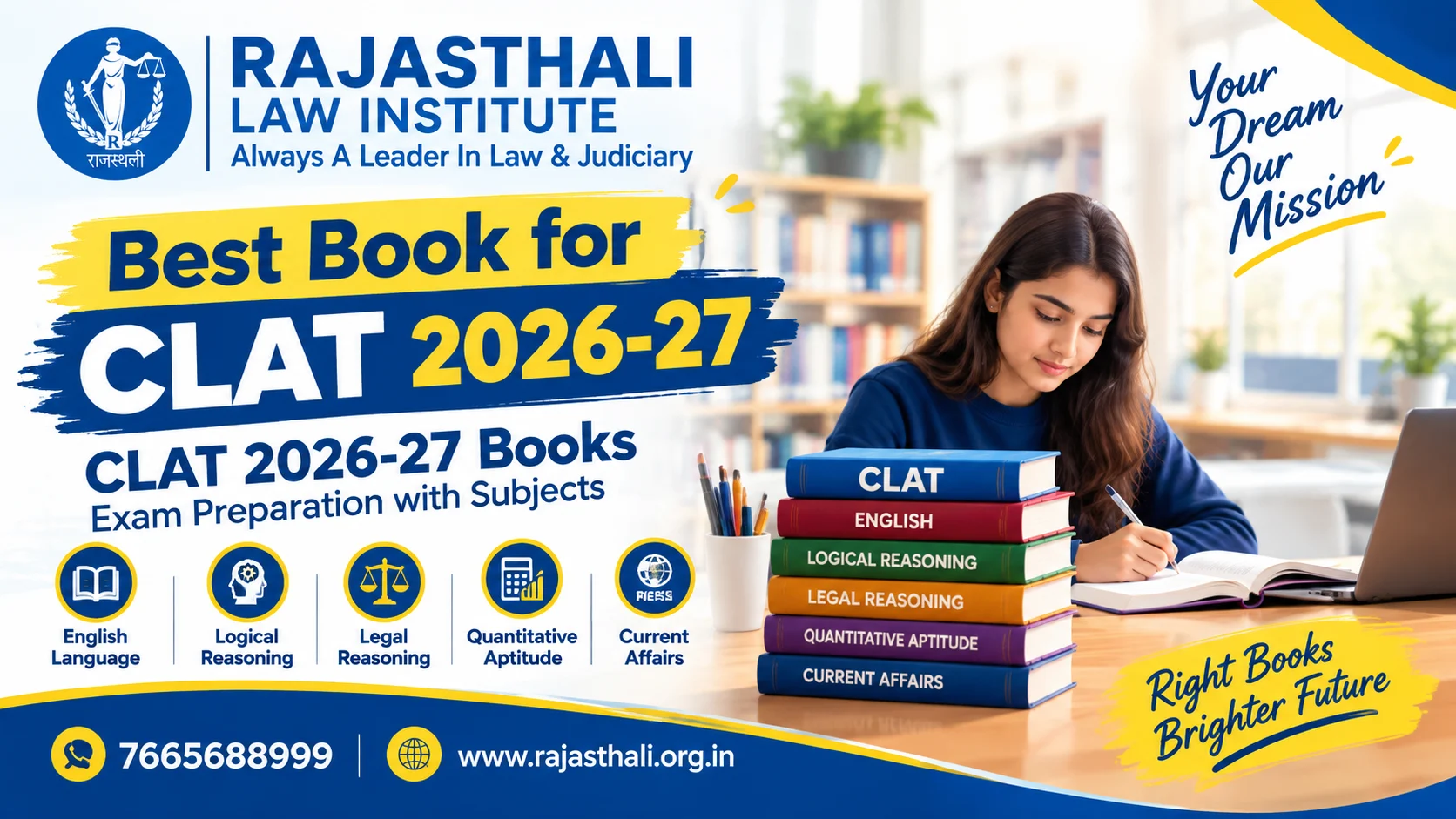 Read more about the article Best Books For CLAT