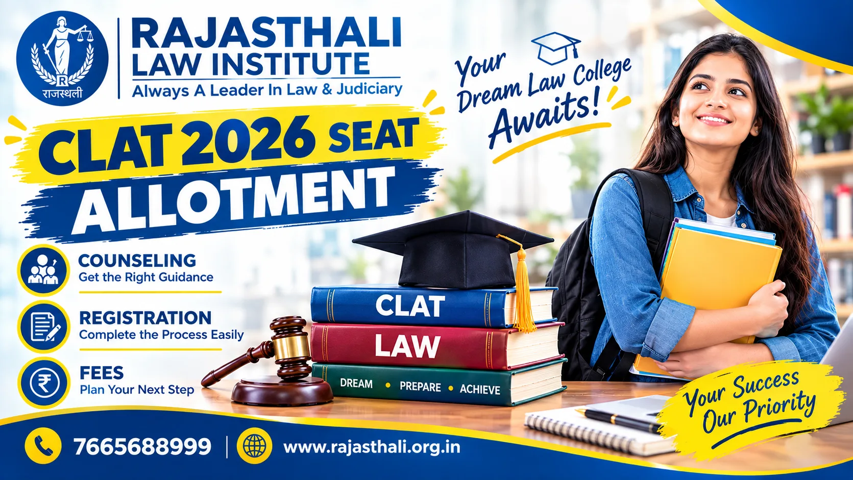 Read more about the article CLAT 2026 Seat Allotment