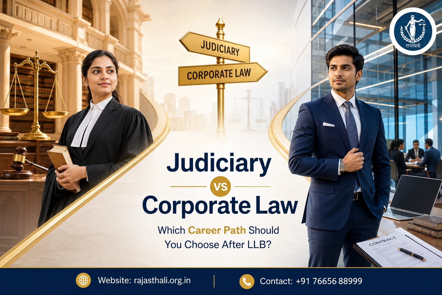 You are currently viewing Judiciary or Corporate Law? Which career should you choose after LLB?