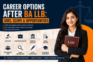 Read more about the article Career Options After BA LLB: Jobs, Scope & Opportunities